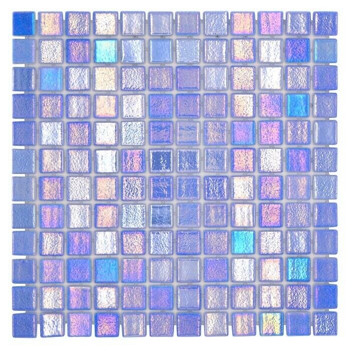 Mosaikfliese Quadrat Eco Shell Azure VP55252PUR31,6 x 31,6 cm, Blau, Glänzend Top View