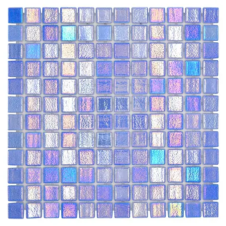 Mosaikfliese Quadrat Eco Shell Azure VP55252PUR