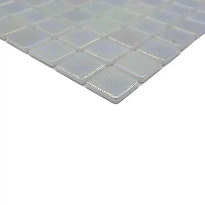 Mosaikfliese Quadrat Eco Shell Mystic VP55254PUR - 31,6 x 31,6 cm, Perlmut, Glänzend - Detailaufnahme