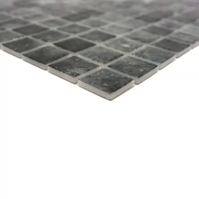 Mosaikfliese Quadrat Eco Jungle VP56253PUR - 31,6 x 31,6 cm, Grün, Glänzend - Detailaufnahme
