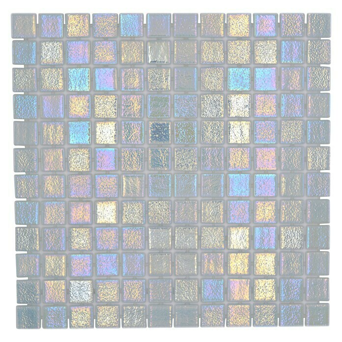 Mosaikfliese Quadrat Eco Shell Mystic VP55254PUR31,6 x 31,6 cm, Perlmut, Glänzend Top View