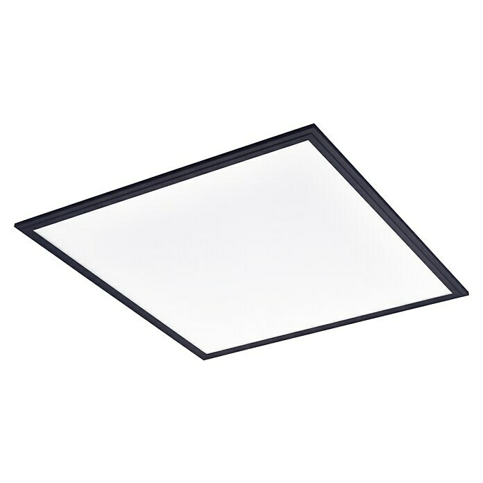 Tween Light LED-Panel38 W, L x B x H: 59,5 x 59,5 x 5 cm, Schwarz, Kaltweiß Diagonal View