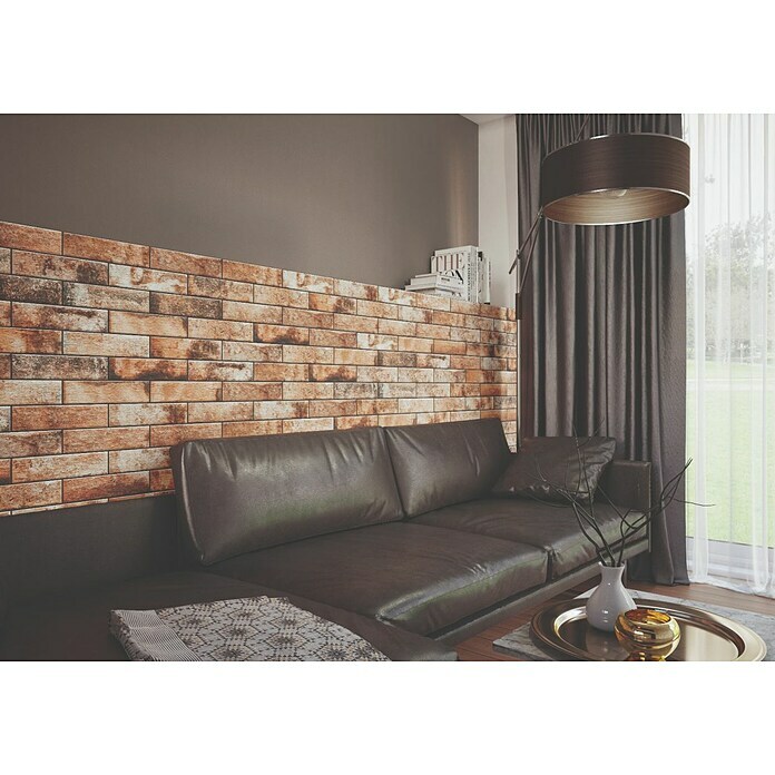 Zidna pločica Cerrad Stone Piatto Terra  (7,4 x 30 cm, Mat) | BAUHAUS