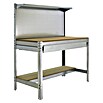 Simonrack Simonwork Banco de trabajo BT3 Box (L x An: 61 x 121 cm, Altura de trabajo: 144,5 cm, Carga soportada: 600 kg, Galvanizado) | BAUHAUS
