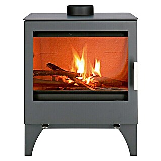Livin'flame Houtkachel Stavik (9 kW, Verwarmingscapaciteit: 125 m³, Zwart)