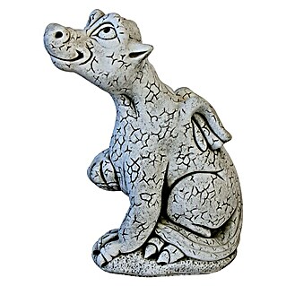 Figura decorativa Dragón (L x An x Al: 24 x 17 x 46 cm, Piedra artificial)