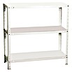 Simonrack Simonclassic Metallregal (L x B x H: 30 x 90 x 90 cm, Traglast: 75 kg/Boden, Anzahl Böden: 3 Stk., Weiß)