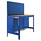 Simonrack Simonwork Werkbank (L x H: 61 x 144,5 cm, Breite: 121 cm, Traglast: 600 kg, Blau)