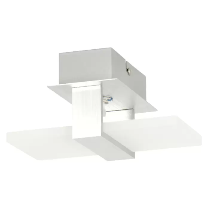 Reality Leuchten LED-Wandleuchte Platon - 4 W, L x B x H: 9 x 13 x 18 cm, Aluminium, Warmweiß