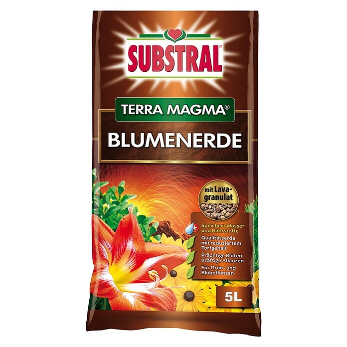 Substral Zemlja za lončnice  (5 l) | 7501 - Blumenerde Marke | IAHA - Erde | IAH - Dünger / Pflanzenschutz | IA - Gartenhartware | I - Stadtgarten | BAUHAUS