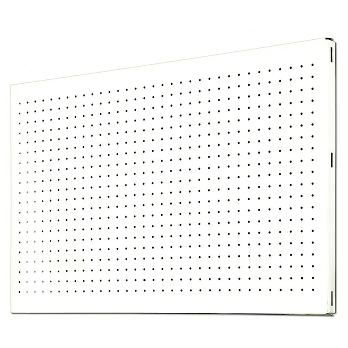 Simonrack Simonwork Lochwand - Breite: 40 cm, Höhe: 150 cm, Weiß - Weiße Lochplatte mit vielen kleinen, gleichmäßig verteilten Löchern, ideal für Werkstatt oder Hobbyraum.