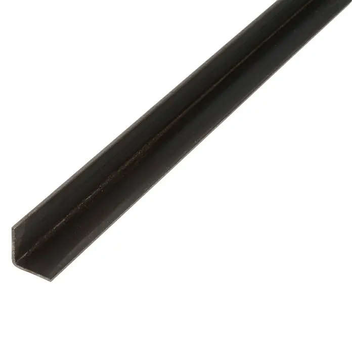Kantoflex Winkelprofil - 1.000 x 25 x 25 mm, Stärke: 1,2 mm, Stahl, Schwarz - Metallwinkelprofil, robust und präzise. Ideal für Konstruktionen und Montagearbeiten. Das Material ist langlebig.