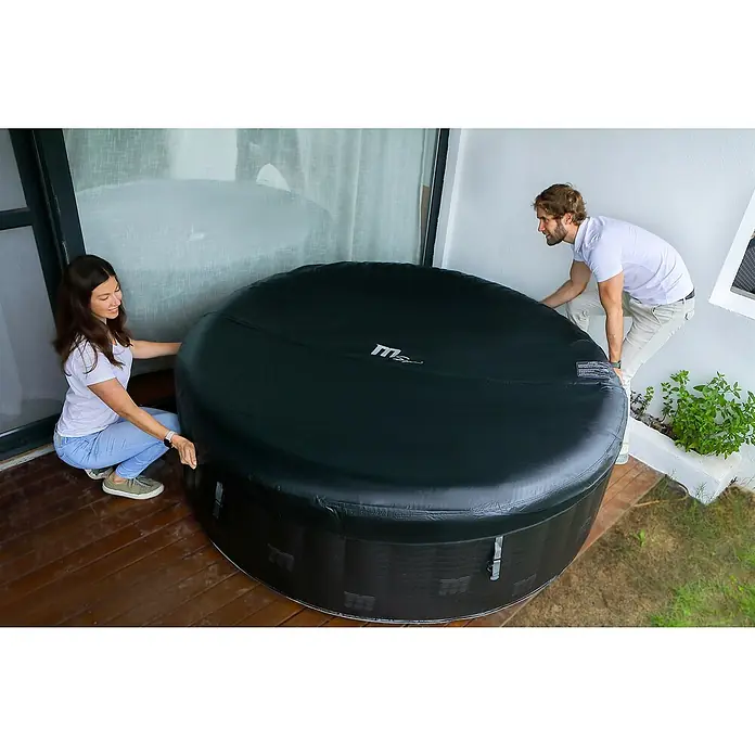 MSpa Mobil-Whirlpool StarryØ x H: 204 x 70 cm, Anthrazit, 930 l Use Shot