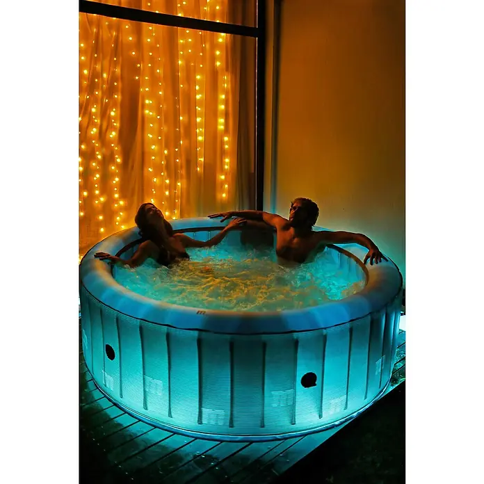 MSpa Mobil-Whirlpool StarryØ x H: 204 x 70 cm, Anthrazit, 930 l Use Shot