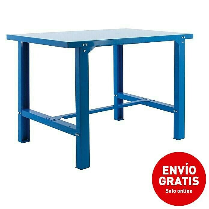 Simonrack Simonwork Banco de trabajo BT6 (L x Al: 73 x 83 cm, Ancho: 150 cm, Azul)