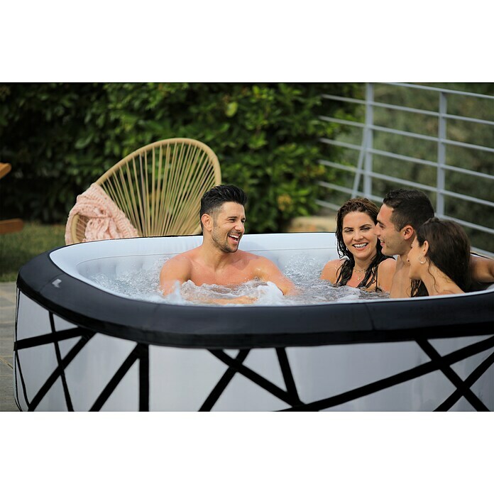 MSpa Außen-Whirlpool SohoL x B x H: 185 x 185 x 68 cm, 930 l, Geeignet für: 4 - 6 Personen Use Shot