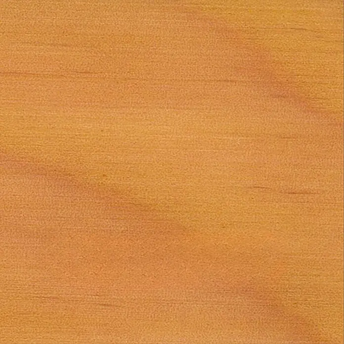 Bondex Douglasien-Öl - 3 l, Matt - Nahaufnahme eines satten, goldbraunen Stoffes mit subtilen, horizontalen Texturen, der sich ideal für elegante Designs eignet.