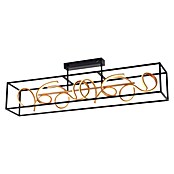 Paul Neuhaus LED-Deckenleuchte (46 W, L x B x H: 110 x 20 x 31,5 cm, Schwarz, Tageslichtweiß) | BAUHAUS