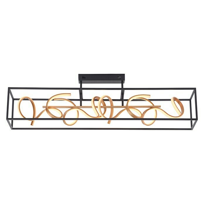 Paul Neuhaus LED-Deckenleuchte (46 W, L x B x H: 110 x 20 x 31,5 cm, Schwarz, Tageslichtweiß) | BAUHAUS