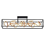 Paul Neuhaus LED-Deckenleuchte (46 W, L x B x H: 110 x 20 x 31,5 cm, Schwarz, Tageslichtweiß) | BAUHAUS