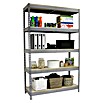 Simonrack Simontaller Schwerlastregal Ecoforte Chipboard (H x B x T: 300 x 150 x 75 cm, Traglast pro Boden: 400 kg, Anzahl Böden: 5 Stk., Stecken, Grau) | BAUHAUS
