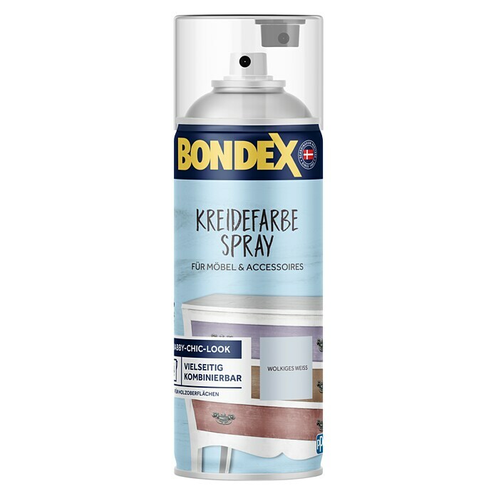Bondex Peinture à la craie en spray Blanc nuageux