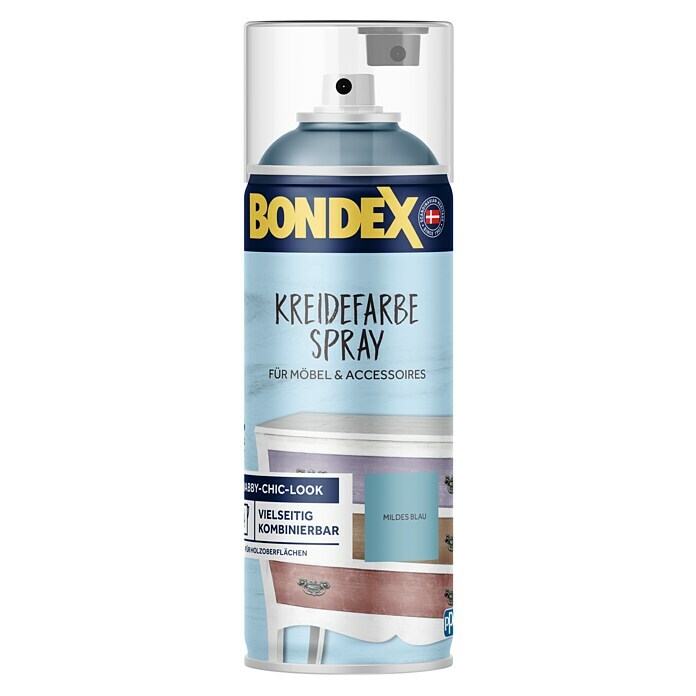 Bondex Peinture à la craie en spray Bleu doux