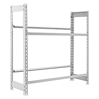 Simonrack Simonbottle Estantería para cajas de bebidas (Al x An x Pr: 100 x 80 x 30 cm, Carga límite balda: 100 kg, Número de baldas: 2 ud., Inserción, Blanco)