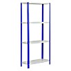 Simonrack Simonhome Metallregal (L x B x H: 40 x 80 x 160 cm, Traglast: 100 kg/Boden, Anzahl Böden: 4 Stk., Blau)