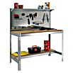 Simonrack Simonwork Banco de trabajo BT3 (L x An: 61 x 91 cm, Altura de trabajo: 144,5 cm, Carga soportada: 400 kg, Galvanizado) | BAUHAUS