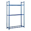 Simonrack Simonauto Metall-Reifen- & Lagerregal (L x B x H: 40 x 100 x 200 cm, Traglast: 120 kg/Boden, Anzahl Böden: 3 Stk., Blau)
