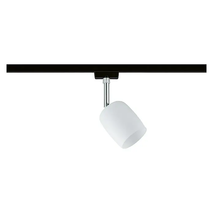 Paulmann URail LED-Spot Blossom10 W, Schwarz/Satin, G9, 1 Stk. - Moderne Deckenschiene mit einem weißen, zylindrischen Strahler. Elegante Beleuchtungslösung für ein stilvolles Ambiente, die Akzente setzt.