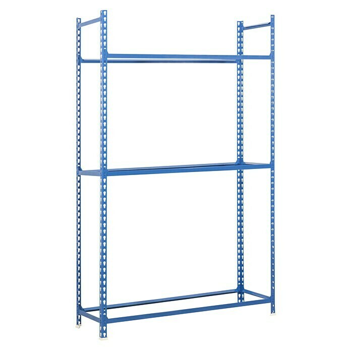 Simonrack Simonauto Metall-Reifen- & Lagerregal (L x B x H: 40 x 90 x 200 cm, Traglast: 120 kg/Boden, Anzahl Böden: 3 Stk., Blau)