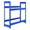 Simonrack Simonbottle Getränkekistenregal Bottleclick (H x B x T: 100 x 100 x 30 cm, Traglast Einlegeboden: 100 kg, Anzahl Böden: 2 Stk., Stecken, Blau) | BAUHAUS
