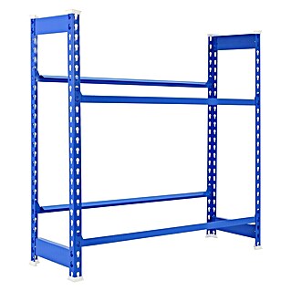Simonrack Simonbottle Estantería para cajas de bebidas (Al x An x Pr: 100 x 80 x 30 cm, Carga límite balda: 100 kg, Número de baldas: 2 ud., Inserción, Azul)