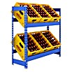 Simonrack Simonbottle Getränkekistenregal Bottleclick (H x B x T: 100 x 100 x 30 cm, Traglast Einlegeboden: 100 kg, Anzahl Böden: 2 Stk., Stecken, Blau) | BAUHAUS