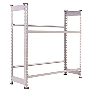 Simonrack Simonbottle Estantería para cajas de bebidas (Al x An x Pr: 100 x 80 x 30 cm, Carga límite balda: 100 kg, Número de baldas: 2 ud., Inserción, Galvanizado)