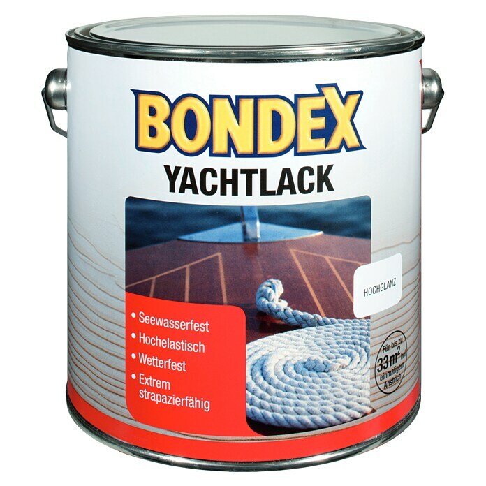 Bondex YachtlackFarblos, 2,5 l, Hochglänzend Front View