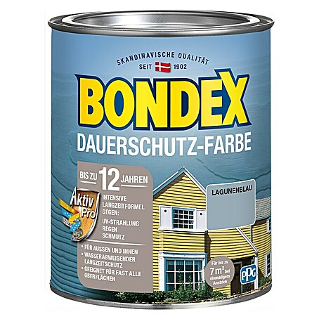 Bondex Dauerschutzfarbe (Lagunenblau, 750 ml)