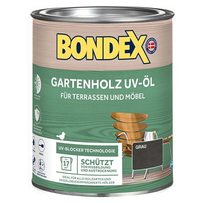 Bondex UV-Schutz-Öl (Grau, 750 ml, Matt)