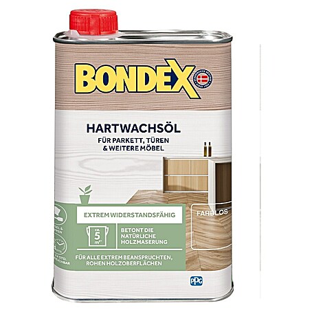 Bondex Hartwachsöl (Farblos, 250 ml, Seidenglänzend)