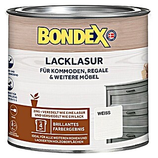 Bondex Lazura (Bijele boje, 375 ml, Svilenkasti sjaj)