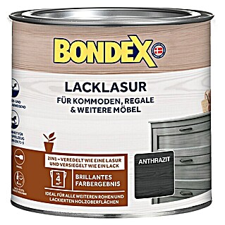 Bondex Lacklasur (Anthrazit, 375 ml, Seidenglänzend)