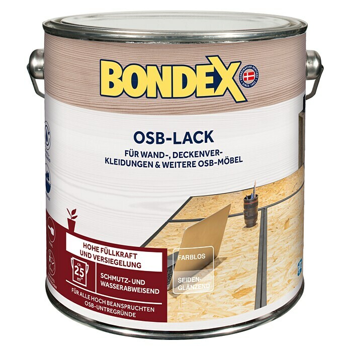 Bondex OSB-Lack (Farblos, 2,5 l, Seidenglänzend)