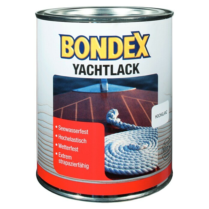 Bondex YachtlackFarblos, 750 ml, Hochglänzend Front View