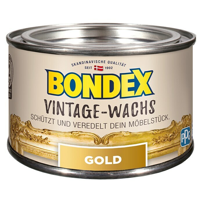Bondex Vintage Wachs (Gold Metallic, 250 ml)