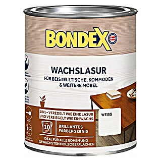 Bondex Wachslasur (Weiß, 750 ml, Seidenmatt)