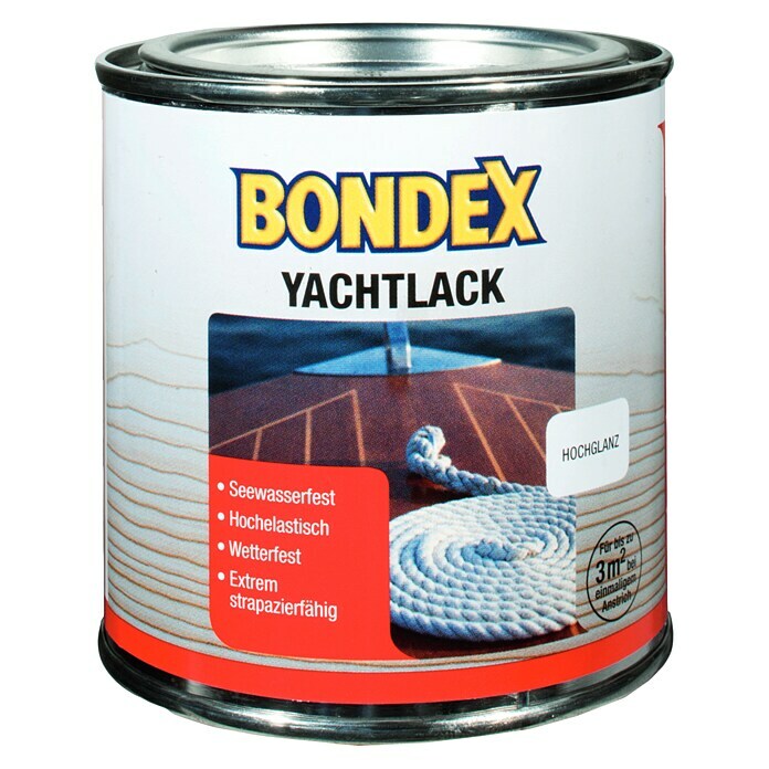 Bondex YachtlackFarblos, 250 ml, Hochglänzend Front View