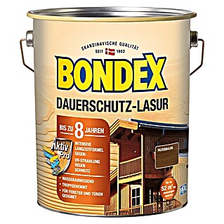 Bondex Dauerschutzlasur (Nussbaum, 4 l, Glänzend)