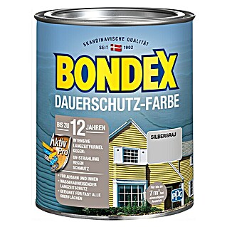 Bondex Dauerschutzfarbe (Silbergrau, 750 ml)